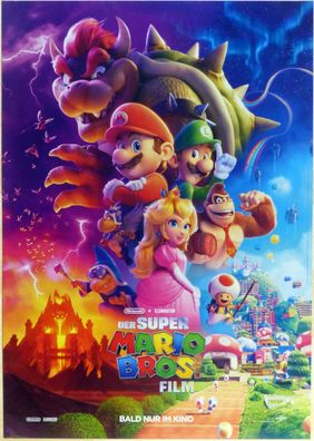Der Super Mario Bros. Film - Original Kinoplakat A1 - Hauptmotiv - Filmposter