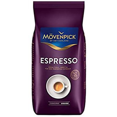 Mövenpick Espresso ganze Bohnen kräftiger Arabica Robusta 1000g