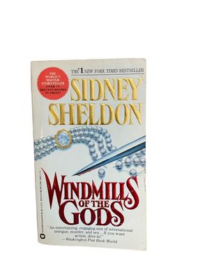 2414 Sidney Sheldon Windmills OF THE GODS Thriller Warner Books