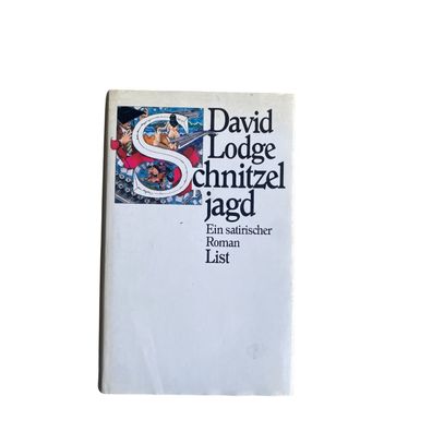 David Lodge - Schnitzeljagd ein satirischer Roman 1985 HC + Abb