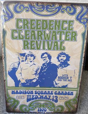 Creedence Clearwater Revival Band Musik Schild 30x20 70012