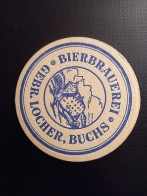 Bierdeckel Bierbrauerei Gebr. Locher, Buchs