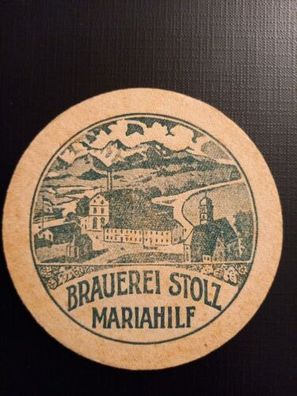 Bierdeckel Brauerei Stolz Mariahilf