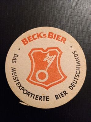 Bierdeckel Becks Bier