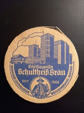 Bierdeckel Schultheiß Bräu