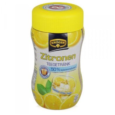 Krüger Instant Teegetränk Zitrone 50 Prozent kalorienreduziert 400g