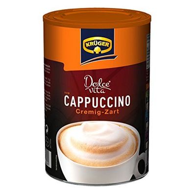 Krüger Dolce Vita Cappuccino Crème Dose, cremig-Zart 1er Pack