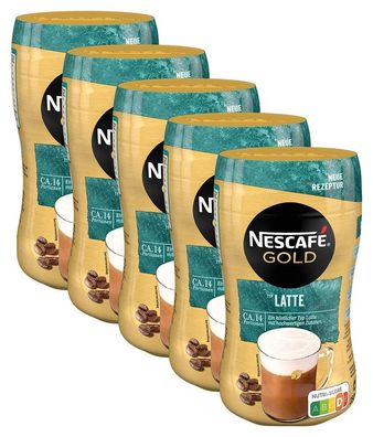 Nescafe Gold Typ Latte Getränkepulver Instant Latte 250g 5er Pack