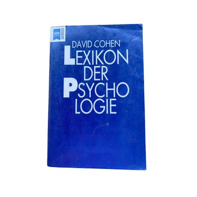 David Cohen Lexikon DER Psychologie Namen - Daten - Begriffe + Abb