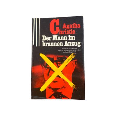 Agatha Christie DER MANN IM Braunen ANZUG ein Hercule-Poirot-Krimi + Abb
