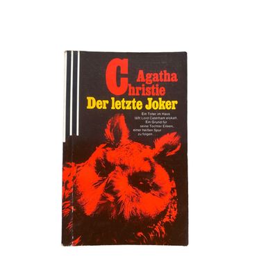 Agatha Christie DER LETZTE JOKER Scherz Klassik + Abb