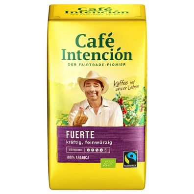 Cafe Intencion Bio ecologico Fuerte käftig feinwürzig gemahlen 500g