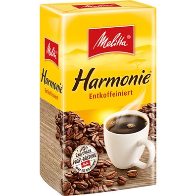 Melitta Harmonie koffeinfreier vollmundiger Kaffeegenuss 500g