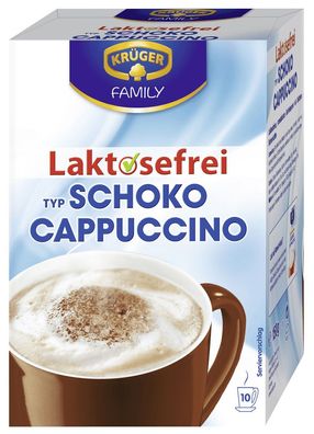 KRÜGER Cappuccino Schoko enthält Koffein Laktosefrei 10x15 g