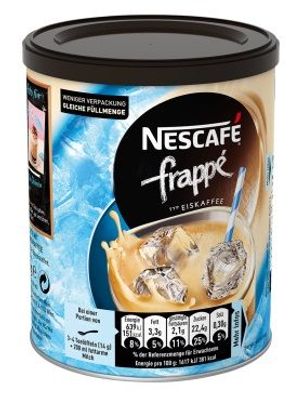 Nestle Nescafe frappe Eiskaffee Mischung in der Dose 275g 8er Pack