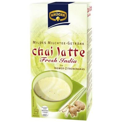 Krüger Chai Latte Typ Ingwer Zitronengras Fresh India Mild 250g