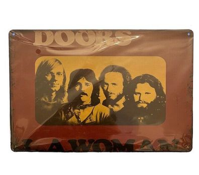 Nostalgie Vintage Retro Blechschild "The Doors" 30x20 000AI (Gr. 30x20cm)