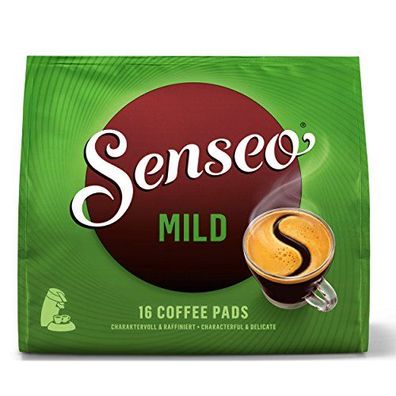 Senseo Kaffeepads Mittelstark geröstet Arabica Mild 16er Pack