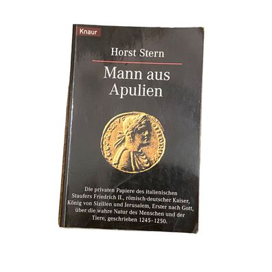 4322 Horst Stern MANN AUS Apulien: ROMAN + Abb Knaur Verlag