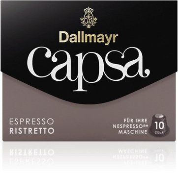 Dallmayr Capsa Espresso Ristretto 10 Nespresso Kaffeekapseln 56g