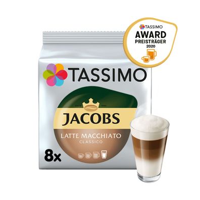 Tassimo Jacobs Typ Latte Macchiato Classico für 8 Getränke 264g