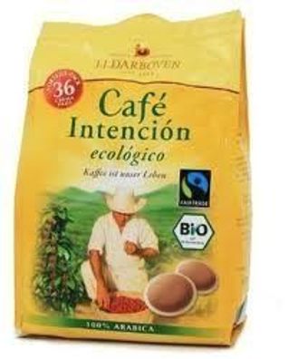 Bio Cafe Intencion Ecol Pads Arabicac Bohnen Hochlandkaffee 36 Stück