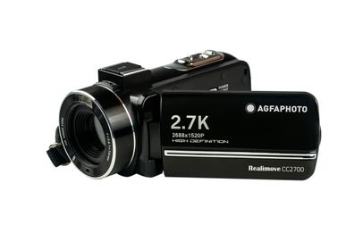 AGFA Realimove CC2700 Digitaler Camcorder 2,7K 24MP 3Zoll Touchscreen 18xZoom FB