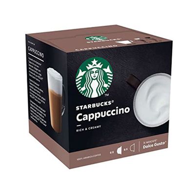 Starbucks Dolce Gusto Cappuccino Rich and Creamy Arabica Coffee 120g
