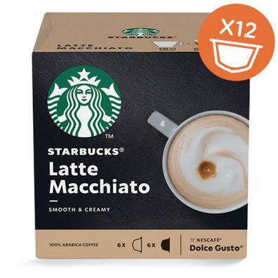Starbucks Dolce Gusto Latte Macchiato Smooth Creamy 12 Kapseln