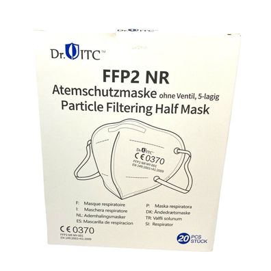 20 x FFP2 Atemschutzmaske Maske Mundschutz 5 lagig zertifiziert Gesichtsmaske