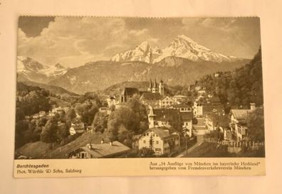 AK, Berchtesgaden, Salzburg, Bayrische Hochland (110217 BW)