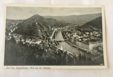 AK, Lahnaufwärts, Bäderlen, Bad Ems, Rheinland Pfalz, (110321 BW)