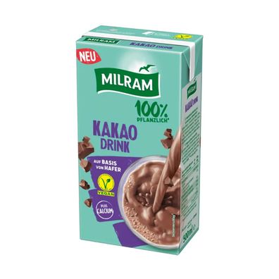 Milram Kakao Drink Vegan auf Basis von Hafer plus Calcium 500 ml