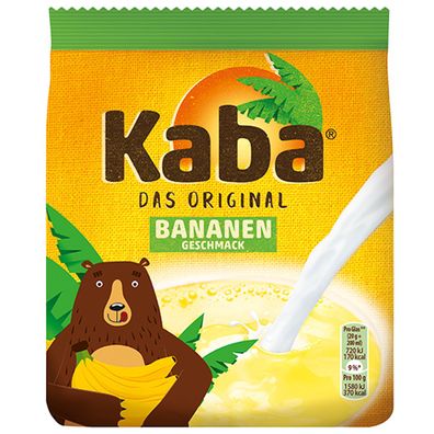 Kaba das Original Getränkepulver Sorte Banane Nachfüllpack 400g