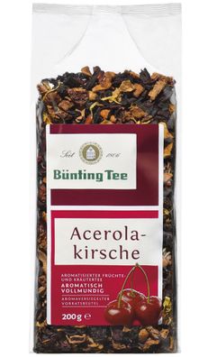 Bünting Tee Acerola Kirsche Früchte und Kräuterteemischung 200g