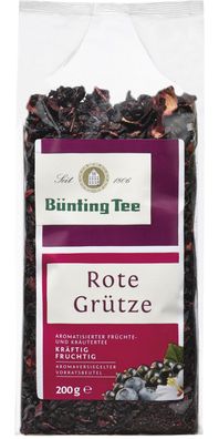 Bünting Tee Rote Grütze Früchte und Kräutertee kräftig fruchtig 200g