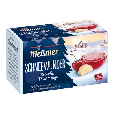 Meßmer Schneewunder Kirsche Marzipan Früchtetee aromatisiert 55g