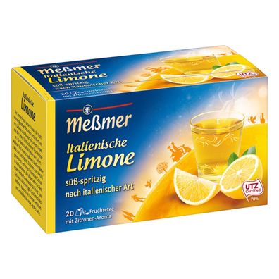 Meßmer Italienische Limone Früchtetee aromatisiert mit Zitrone 50g