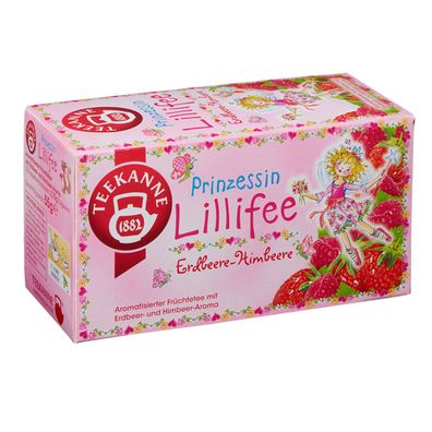 Teekanne Prinzessin Lillifee Erdbeere Himbeer Früchtetee 55g