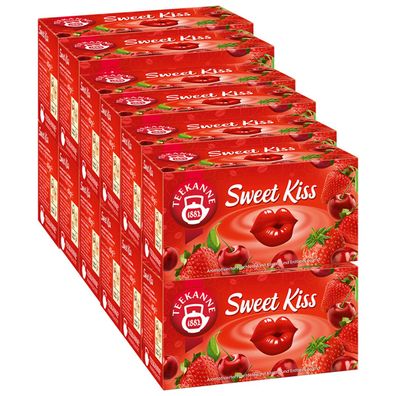 Teekanne Sweet Kiss Früchtetee Kirsch Erdbeergeschmack 45g 12er Pack