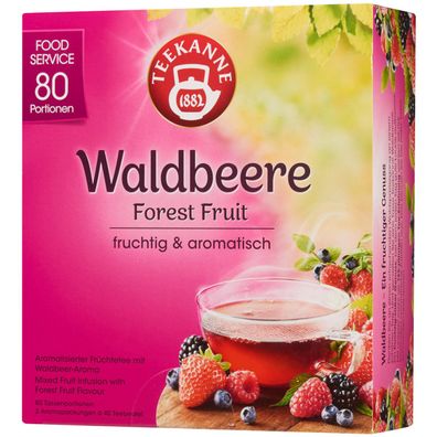 Teekanne Waldbeere aromatisierter Früchtetee fruchtig aromatisch 180g