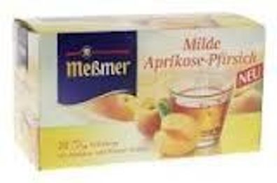 Meßmer Milde Aprikose Pfirsich Früchtetee lieblich 10er Pack