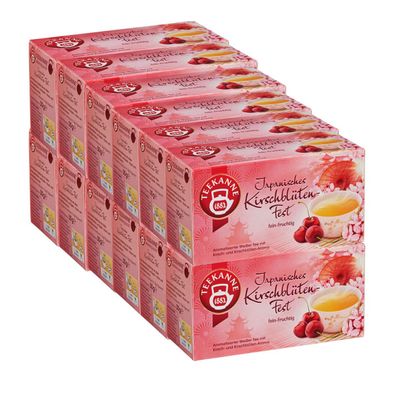 Teekanne Japanisches Kirschblütenfest Ländertee 30g 12er Pack