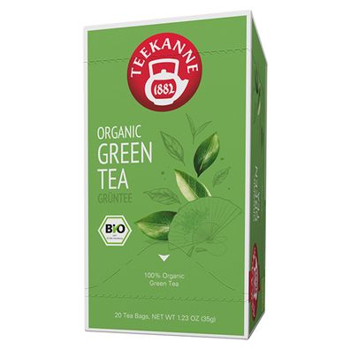 Teekanne Organic Bio Green Tea Bio erfrischend mild 20 Teebeutel 35g