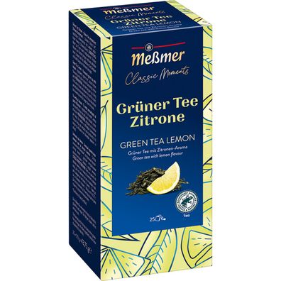 Meßmer Classic Moments Grüner Tee mit Zitronen Geschmack 43g