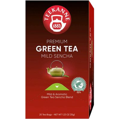 Teekanne Premium Grüner Tee aus China feinherb und duftigfrisch 35g