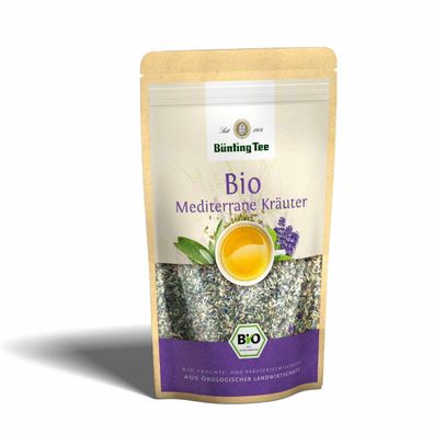 Bünting Tee Bio Mediterrane Früchte und Kräuter Tee Mischung 80g