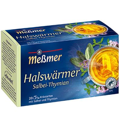 Meßmer Kräuter Tee Halswärmer Salbei Thymian Wohlfühltee 40g