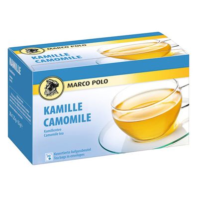 Marco Polo Kamille Tee Kräutertee aromatisch im Teebeutel 25g