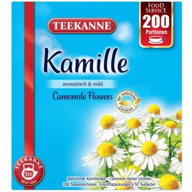 Teekanne Kamille aromatisch und mild mit natürlichen Zutaten 240g